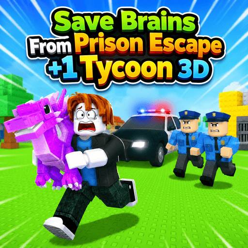 Save Brains From Prison Escape +1 Tycoon 3D