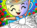 Ballerina Cappuccino: Coloring